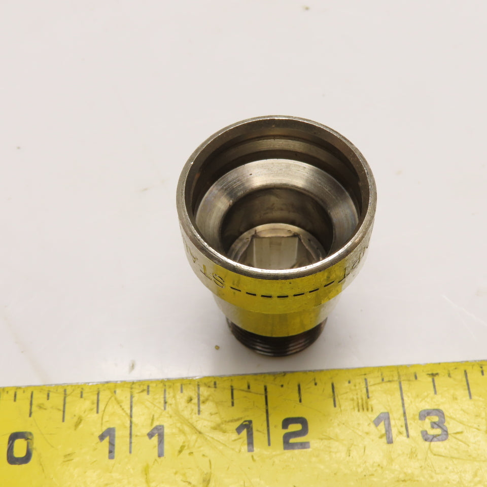 Staubli 1/2" NPT Stainless Steel Quick Connect Socket
