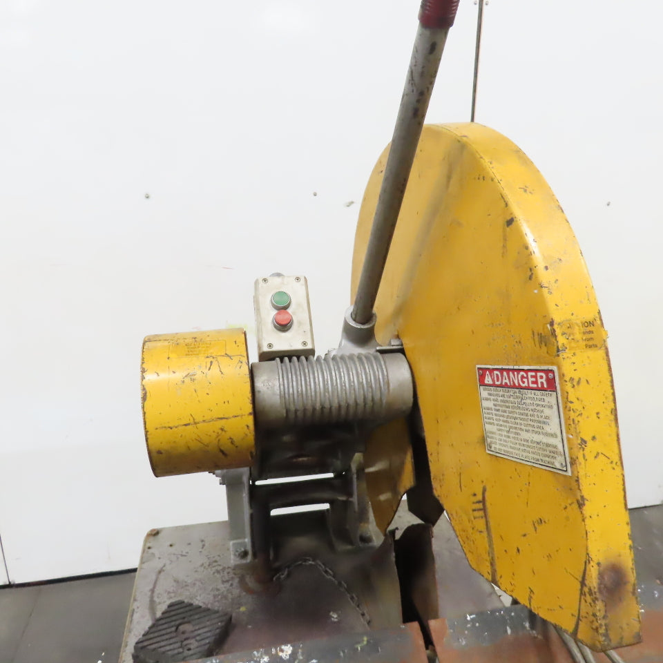 Everett Industries 20-22 10HP Abrasive Cut-Off Saw 230/460V 3Ph 3450RPM 20-22"