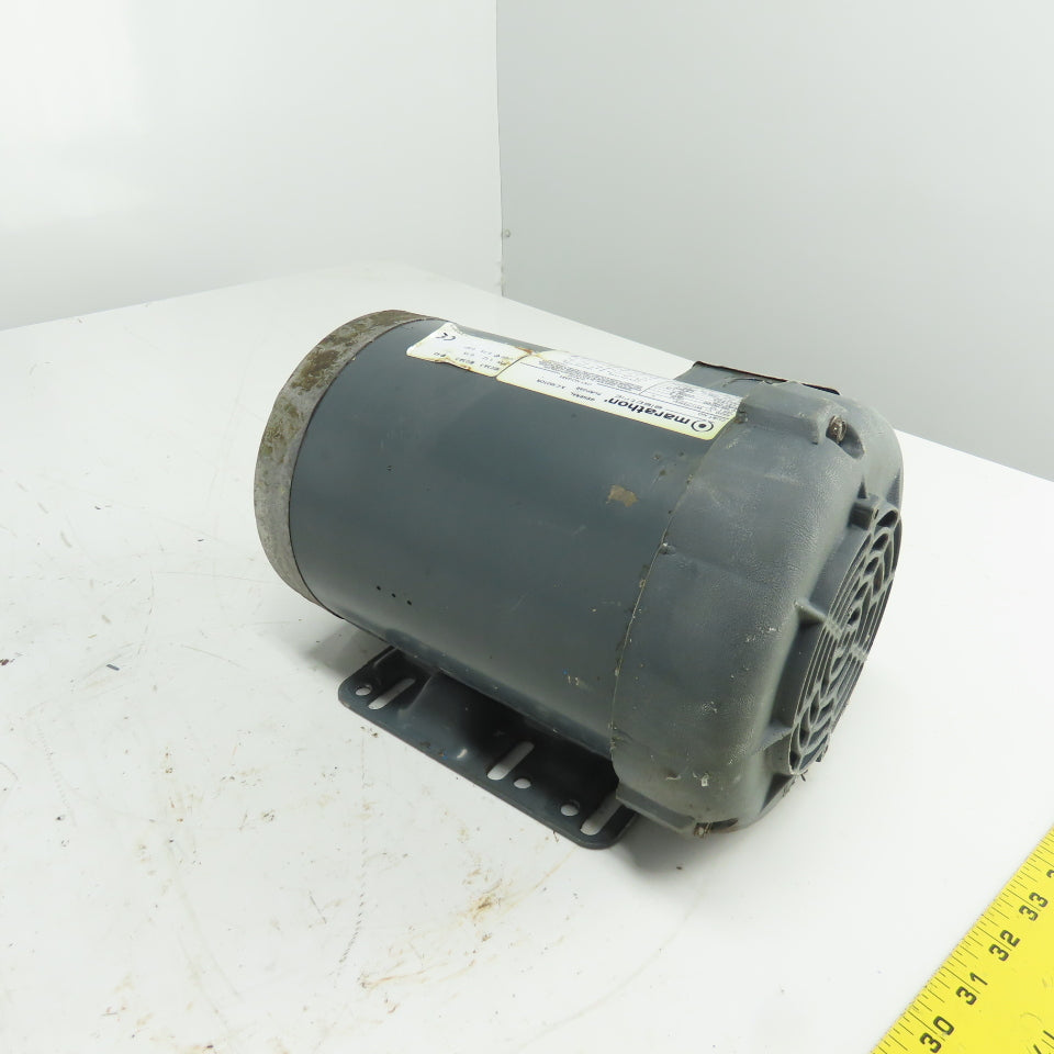 Marathon 56T17F5324J 1-1/2HP AC Electric Motor 208-230/460V 3Ph 1725RPM 56HC