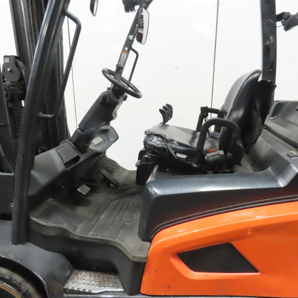 Doosan GC45S-9 8500lb Cap LP Forklift 185" Lift 2-Stage Mast Side Shift 5225Hrs