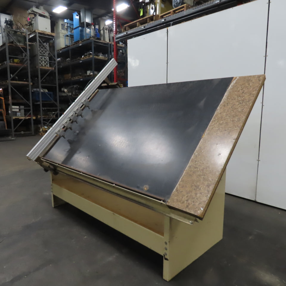 Ritter R215 E/A 5' x 8' Face Frame Assembly A Frame Table 5 Pneumatic Clamps