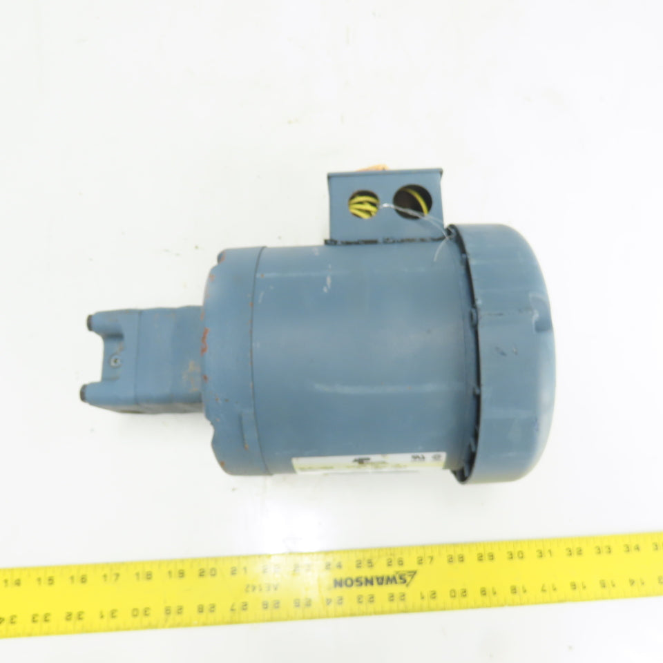 Leeson C6T17FB61C 1/2HP Hydraulic Pump Motor 208-230/460V 3Ph 1725RPM Tested