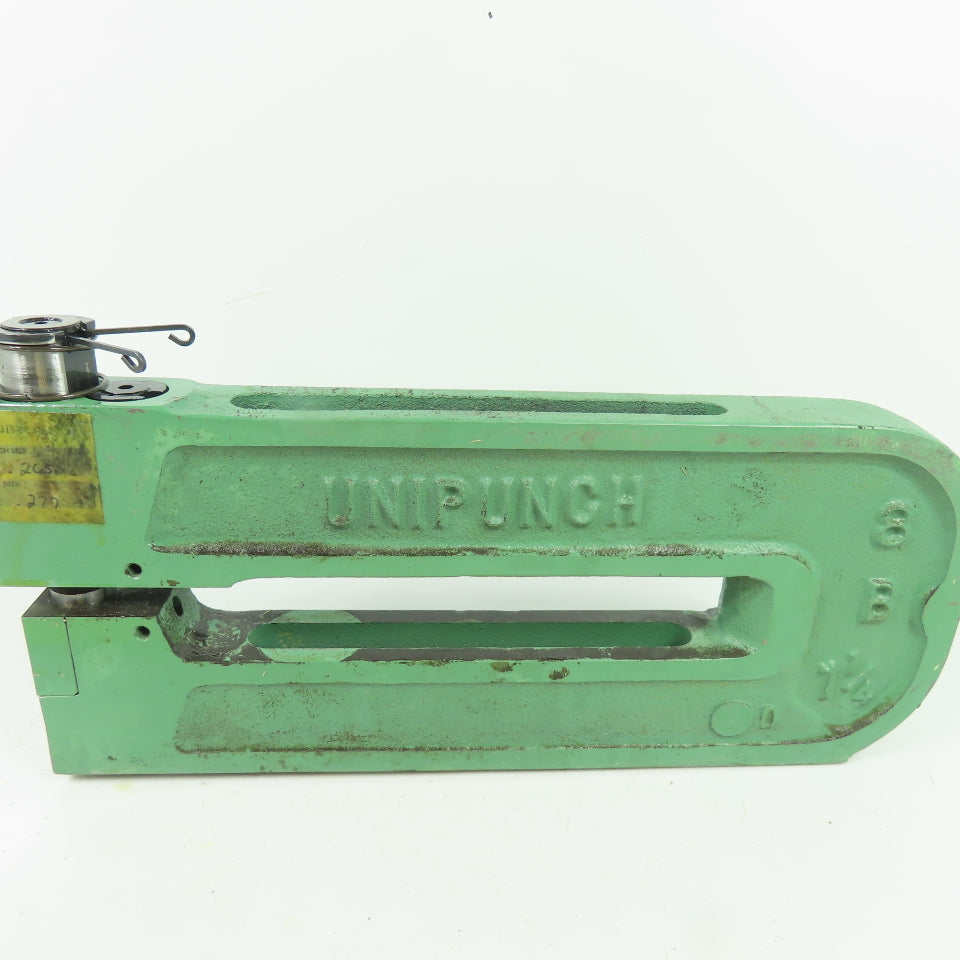 Unipunch 8B 1-1/4" x 8" Throat C-Frame Punch Die Tooling Press Brake