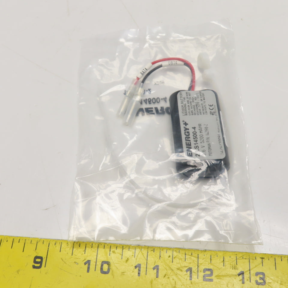 Energy+ 142198-2 2/LS14500-4 Lithium Battery Pack 3.6V 5200mAh Exp. 2029
