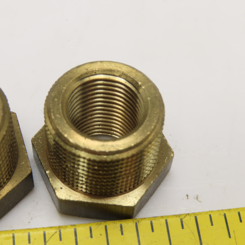 M24x1.5 Male Metric x M16x1.5 Female Brass Bushing Lot Of 2