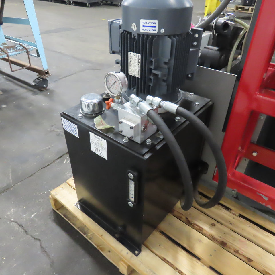 Buckeye Machine Semi Automatic Variable Speed Seam Roller Unit 230/460V 3Ph