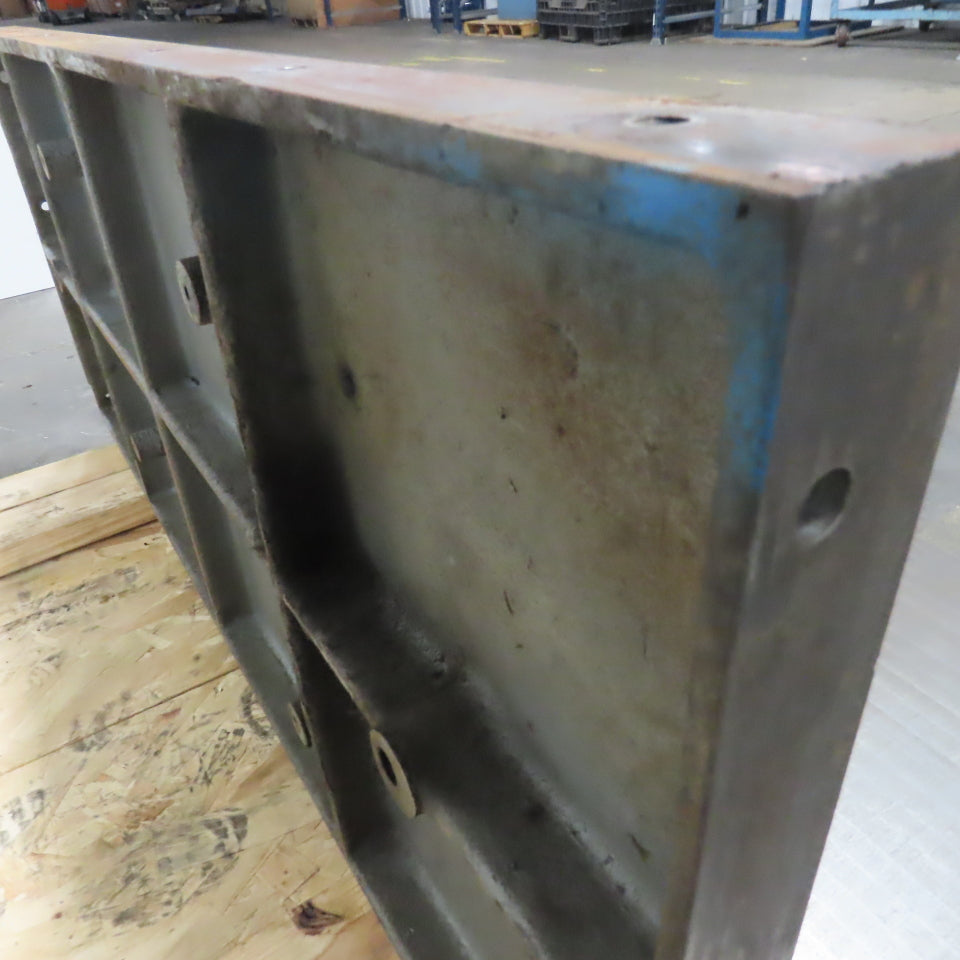46" x 20" x 2" Precision Machined Top Layout Inspection Plate Table