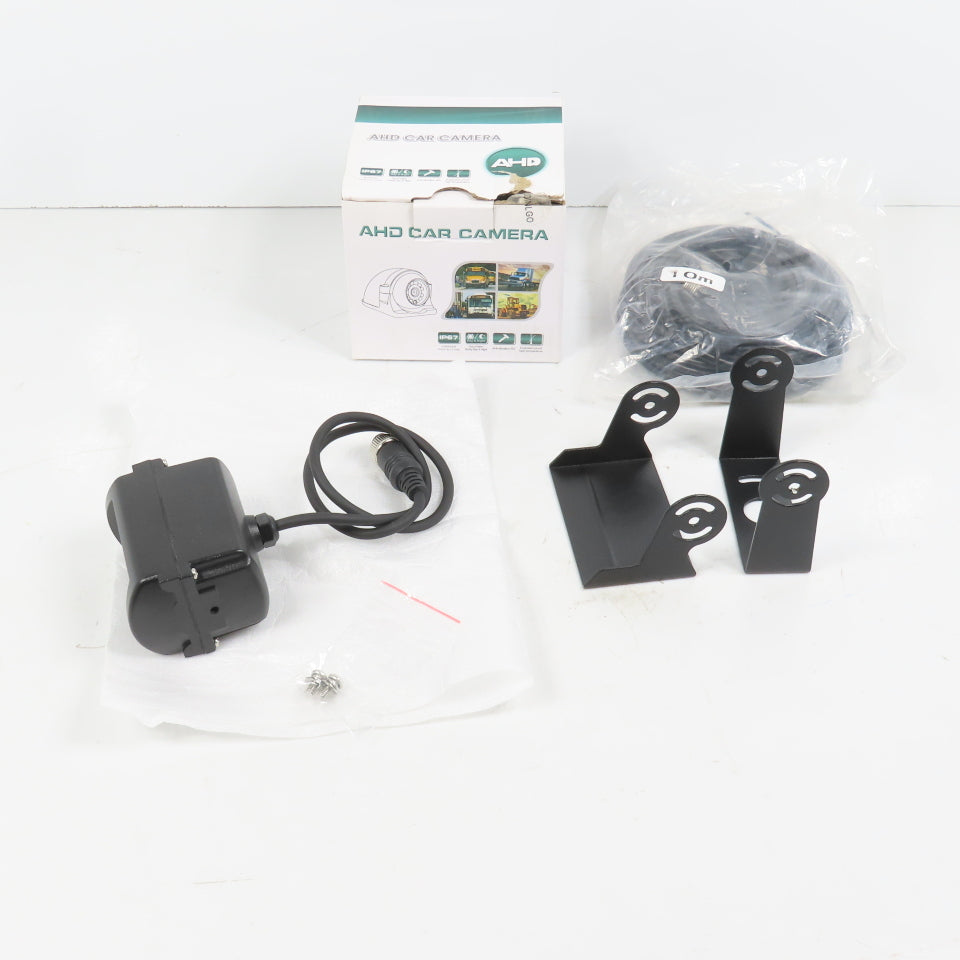 AHD AC-5880 Car Truck Backup Camera NTSC 12V DC 3.6mm W/Brackets & 10m Cable