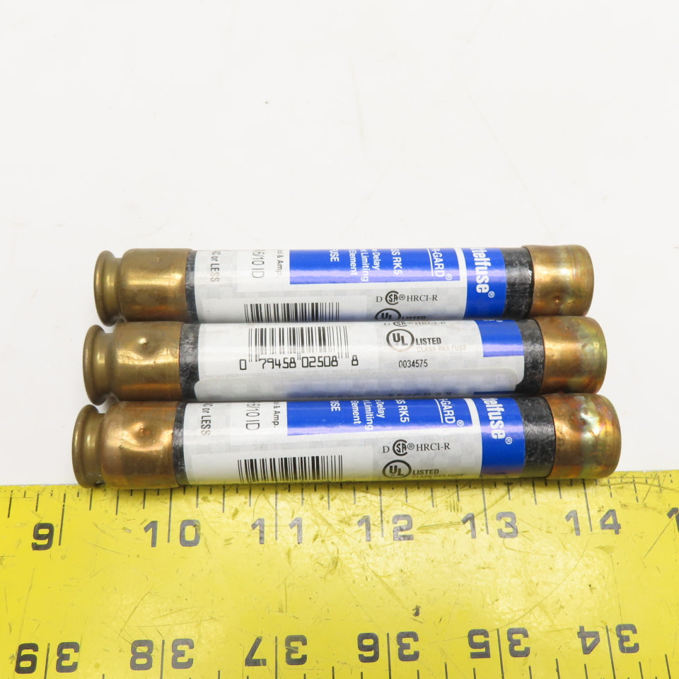 Littelfuse FLSR 6/10 ID 6/10A 600VAC/VDC Class RK5 Dual Element Fuse LotOf 3