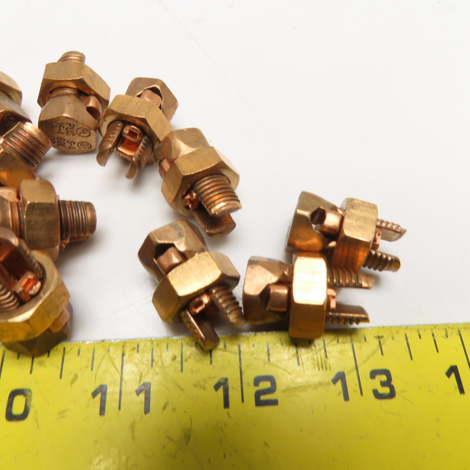 Copper 16-4 SOL Split Bolt Connector Lug Lot Of 12