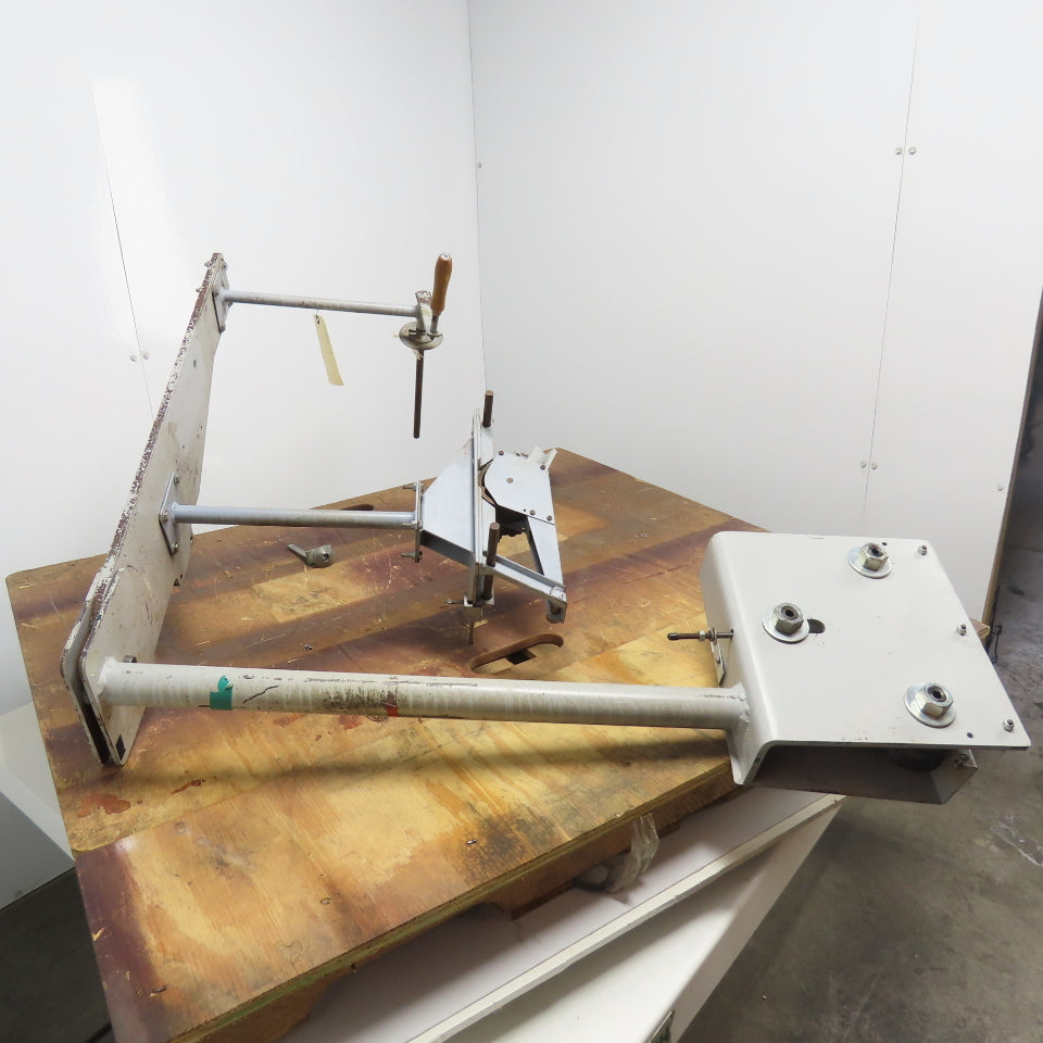 Olympic Instruments 1900-3 Flat Material Measurer W/ Mounting Arm & Counter