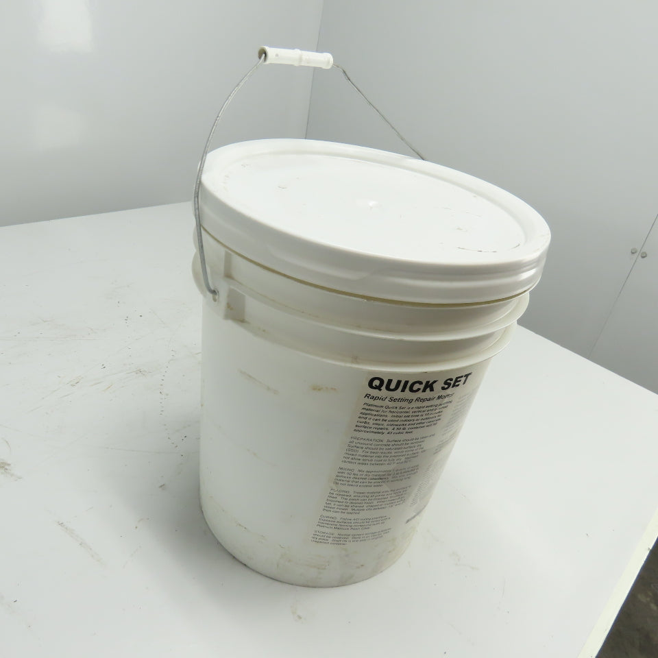 Platinum UPQS50 Quick Set Rapid Setting Repair Mortar 50 lb Bucket