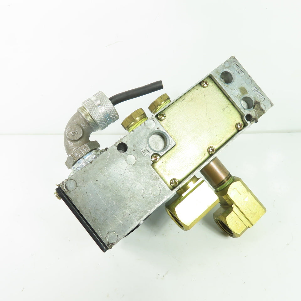 MAC 6213C-521-PM-111DA 4-Way Solenoid Air Valve 120V 150 PSI
