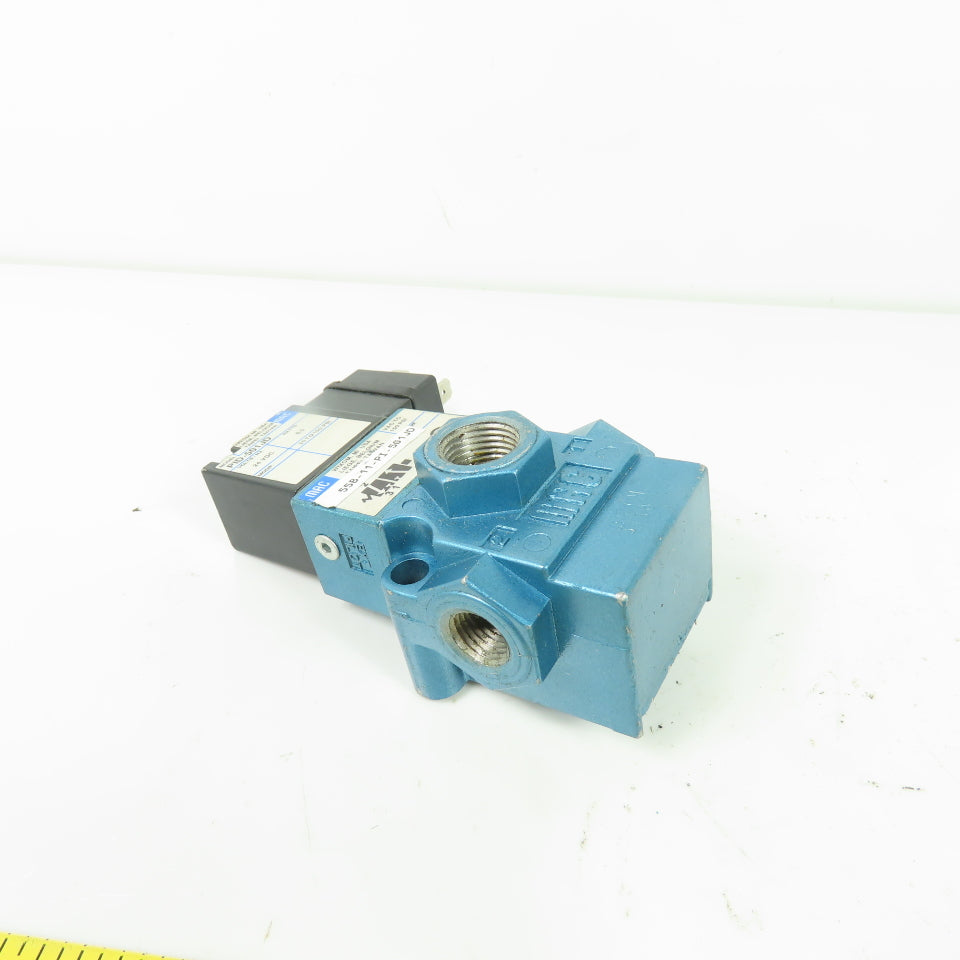 MAC 55B-11-PI-501JD Pneumatic Solenoid Valve 24VDC 150 PSI
