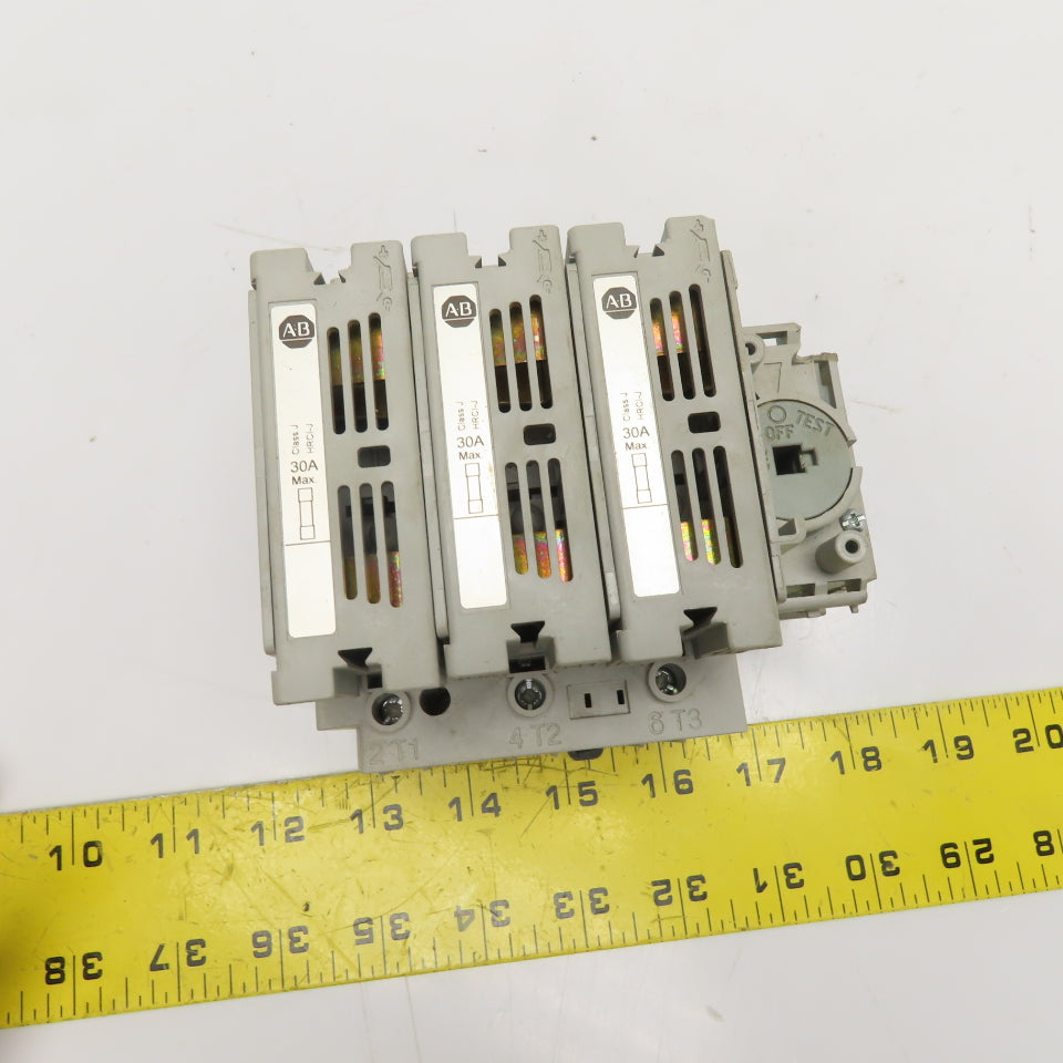 Allen-Bradley 194R-J30-1753 30A 600V 3-Pole Fusible Disconnect Switch