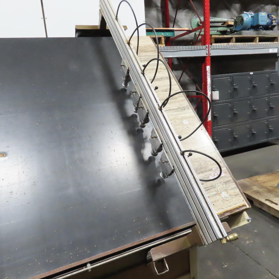 Ritter R215 E/A 5' x 8' Face Frame Assembly A Frame Table 5 Pneumatic Clamps