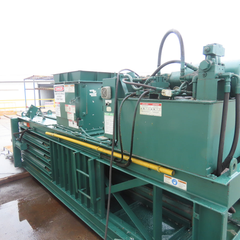 Selco HS12 30"x 36"x 63" Horizontal Cardboard Trash Compactor Baler 20HP 3Ph