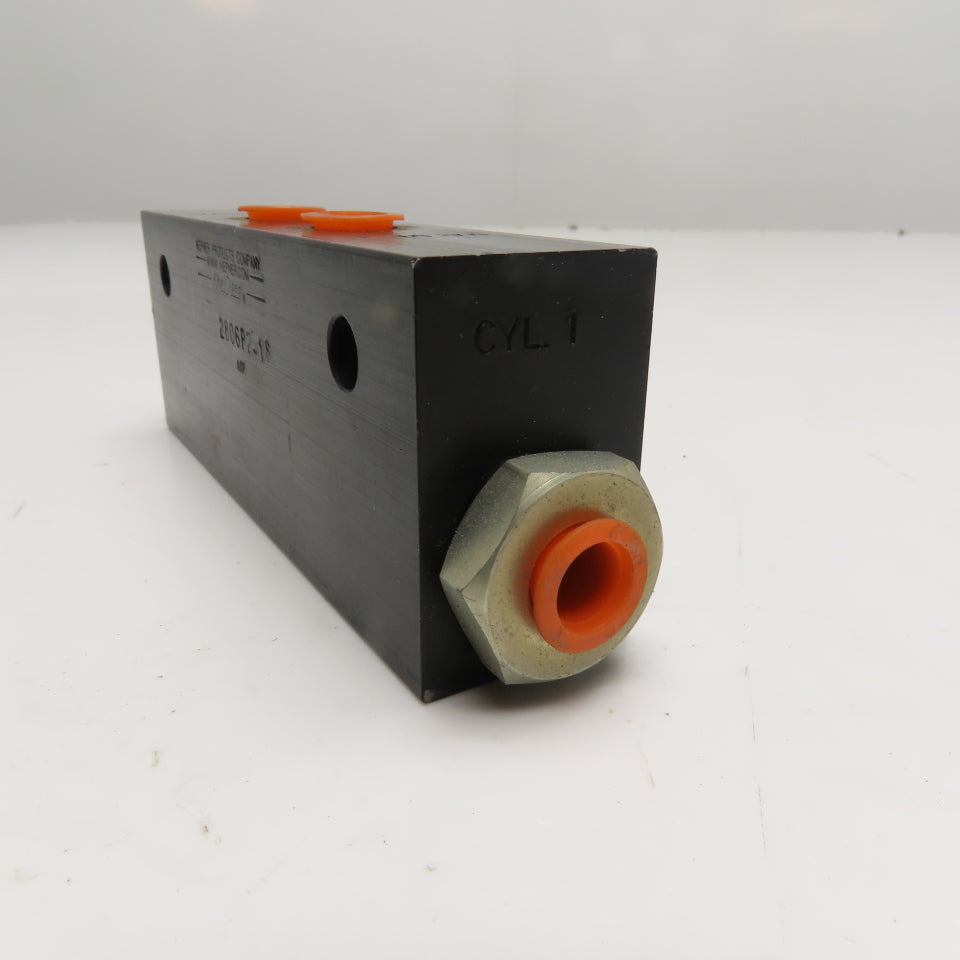 Kepner Kep-O-Seal 2806P2-18 Pilot Operated Check Lock Valve 1/4" NPT