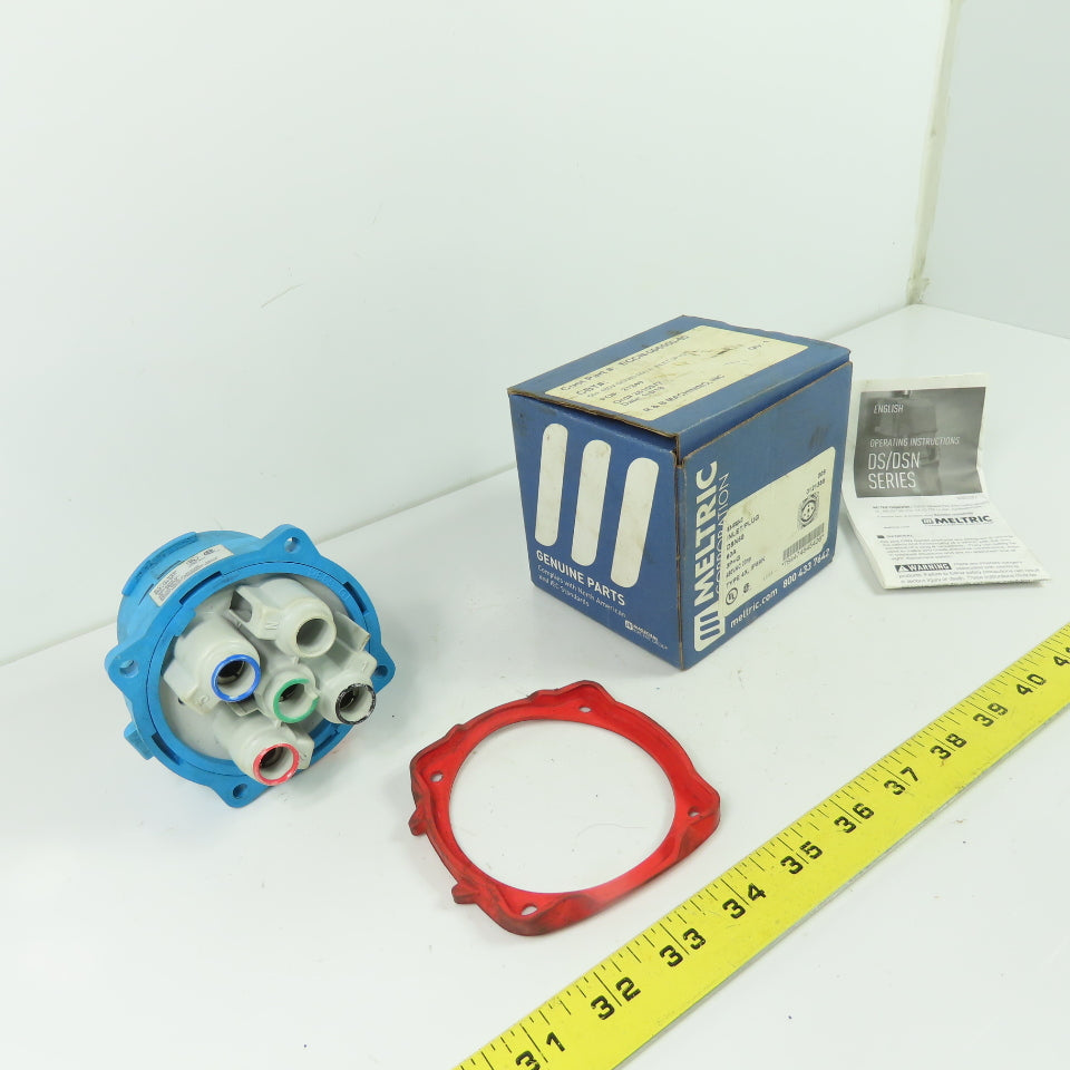Meltric 63-68043 DSN60 Industrial Inlet Plug 60A 480VAC 20HP 3P+G