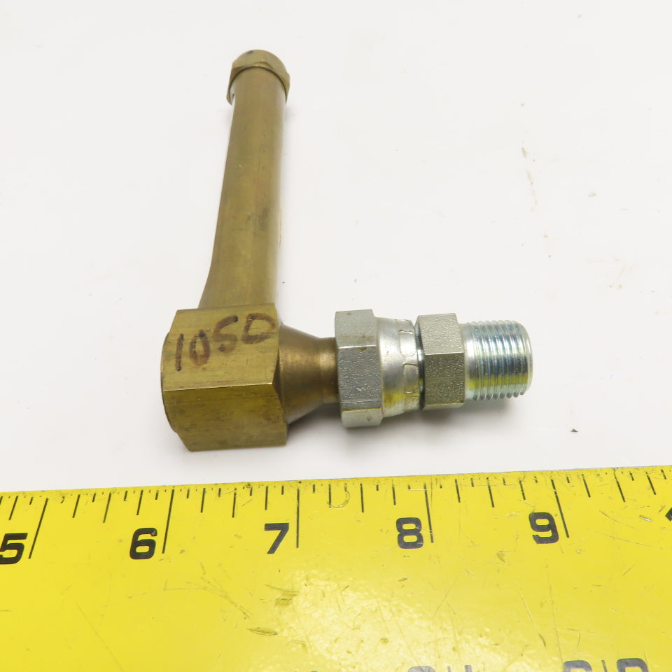 Lube Devices Brass Industrial Liquid Level Sight Gauge 3/8" NPT
