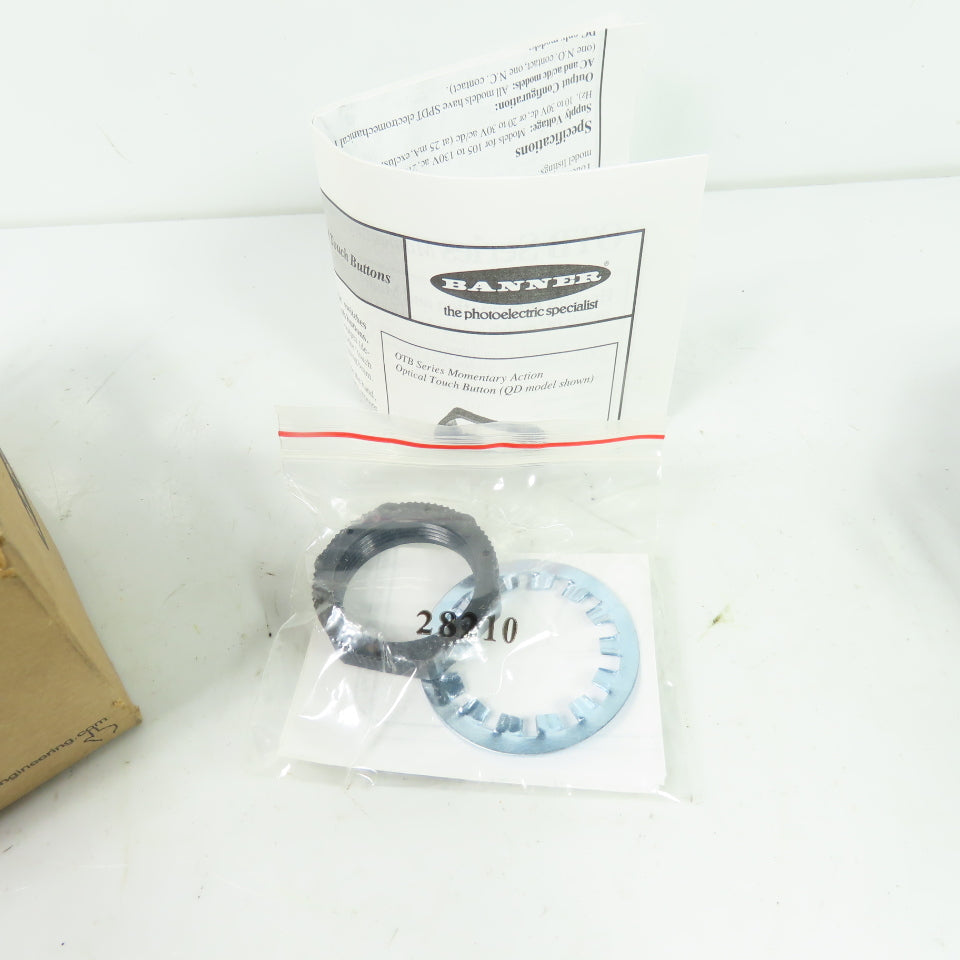 Banner Engineering 32167 OTBA5L Momentary Action Optical Touch Button NEW