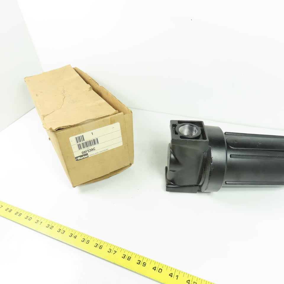 Parker 08F53AC Pneumatic Airline Filter 1" NPT 250PSI 175F