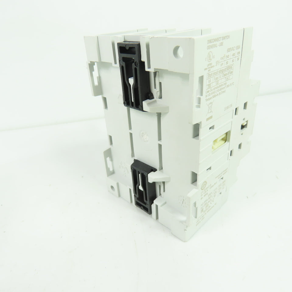 Allen-Bradley 194U-A100-1753 100A Non Fusible Safety Disconnect Switch 3Ph 600V
