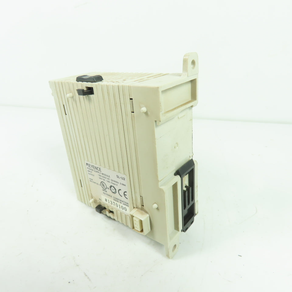 Keyence SL-U2 Power Supply Module 100-240VAC Input 24VDC 1.8A Output Class 2