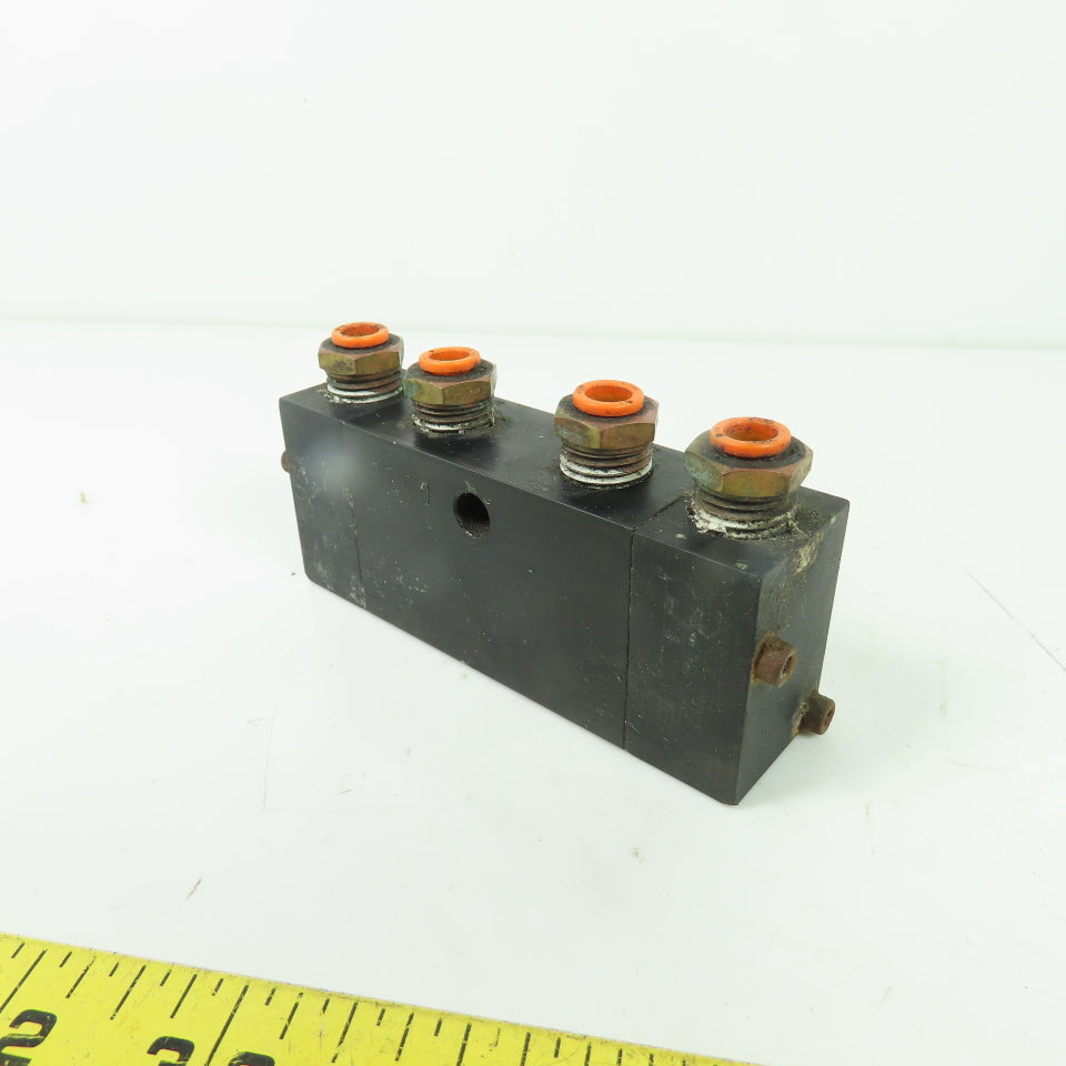 NGT D4AS00 Pneumatic Dual Check Valve 120 PSI MAX 1/4" NPTF