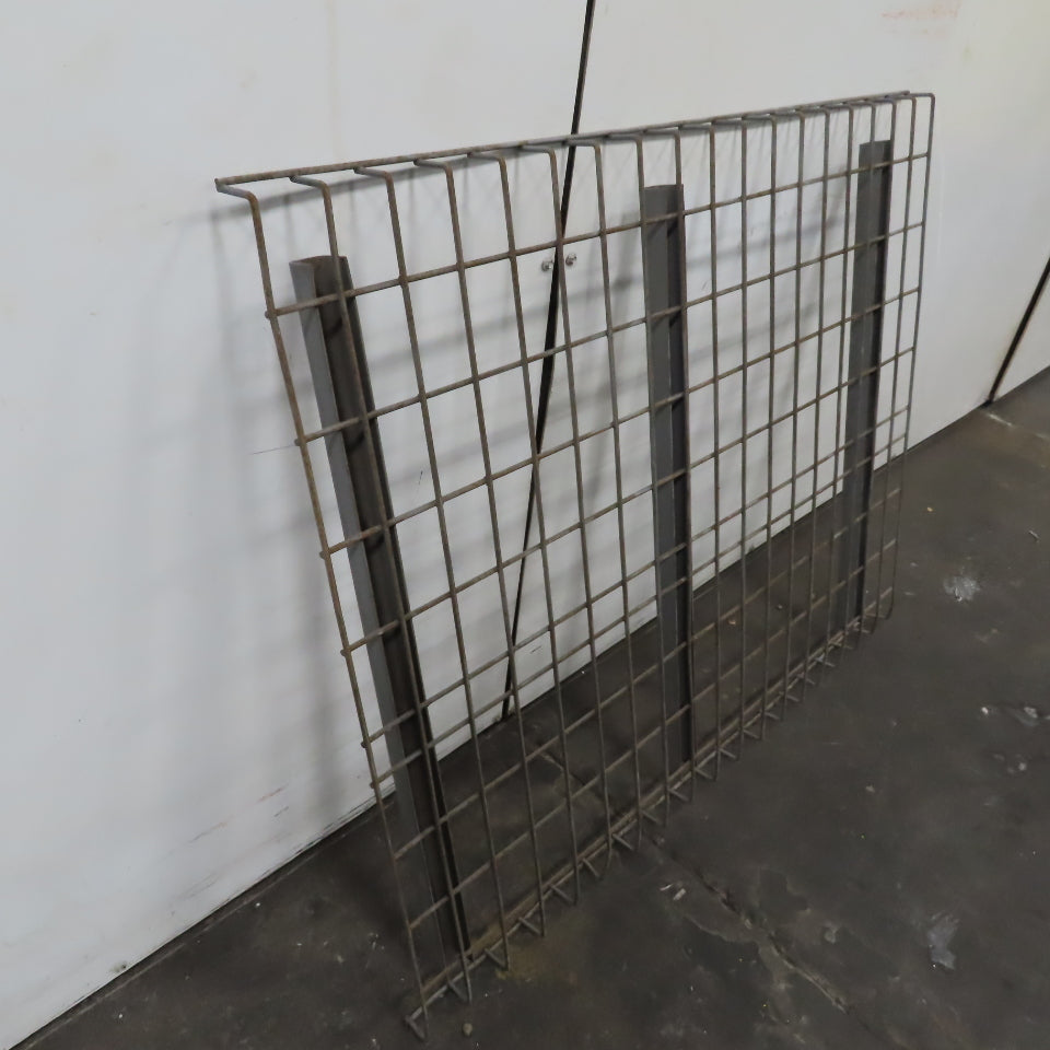 36" x 46" Wide Welded 3 Channel Double Waterfall Pallet Rack Wire Decking SALE!