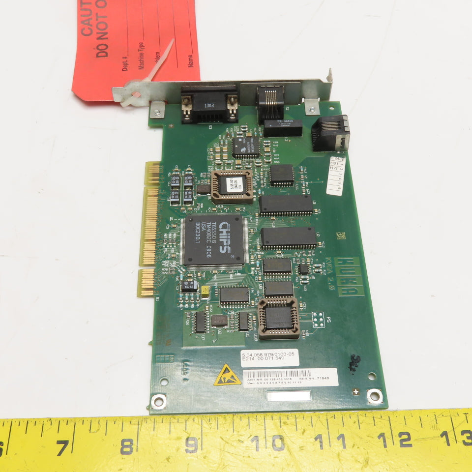KUKA 00-128-456 KVGA 2.0 Robot Controller Interface Board