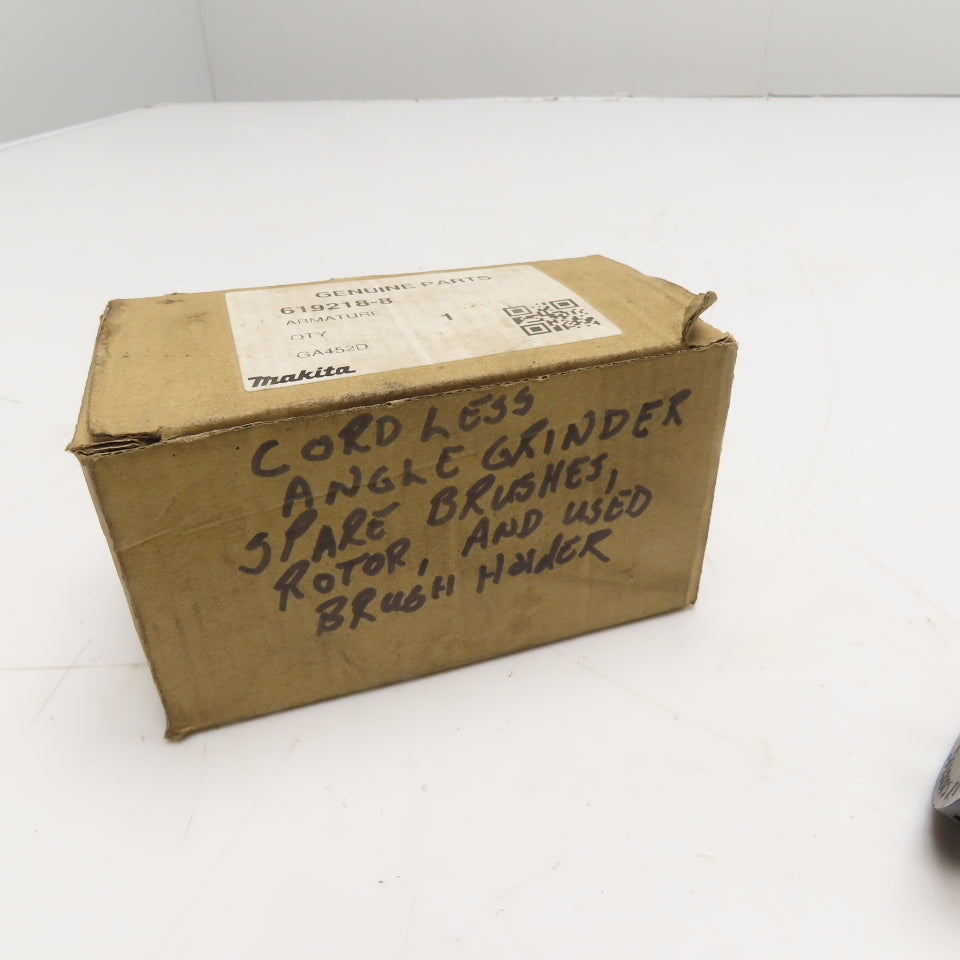 Makita 619218-8 New OEM Angle Grinder Armature Rotor and Carbon Brushes