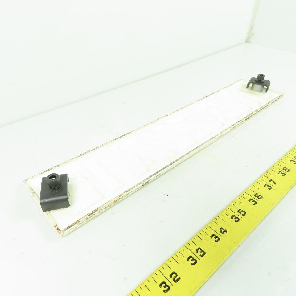 Mazak CNC Machine Nameplate Emblem Logo Sign Plastic 13.75" x 2.75"