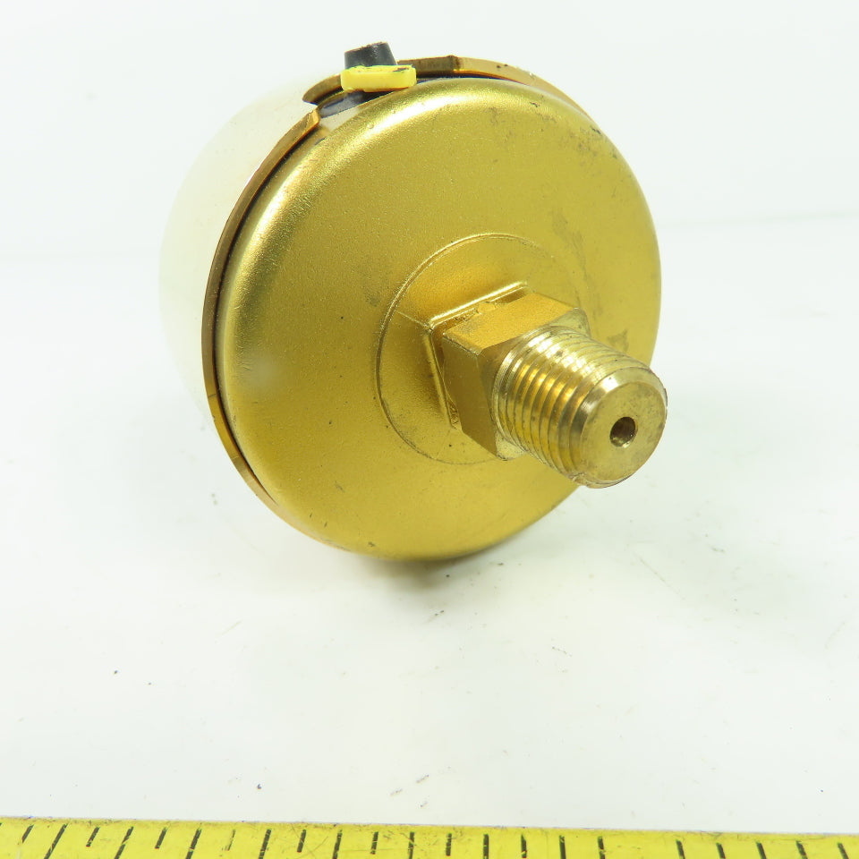 WIKA 30 psi Liquid Filled Pressure Gauge 0-30 PSI Bottom Mount