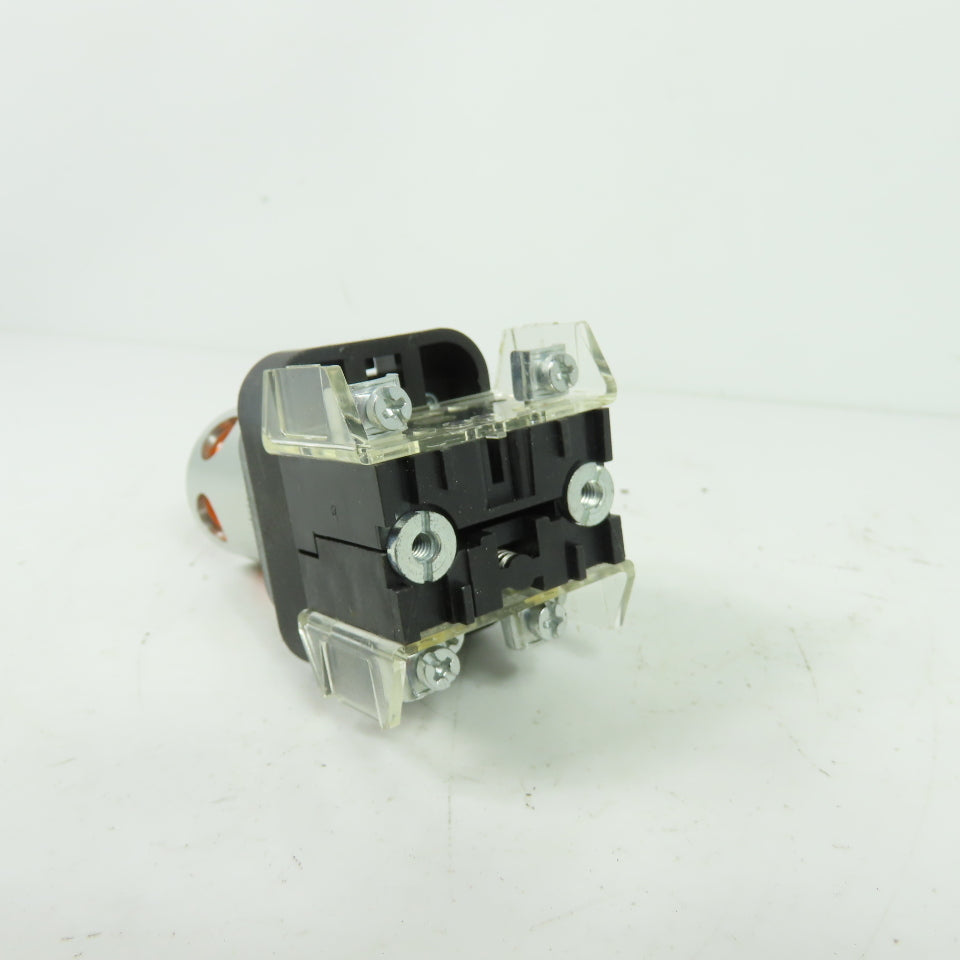Allen-Bradley 800T-QAH24A Amber Pilot Light 24V AC/DC Ser T