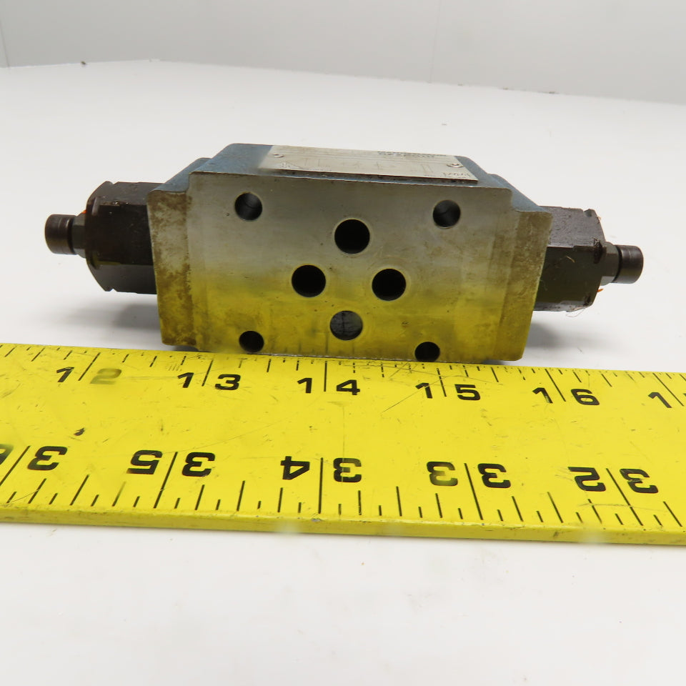 Rexroth 00481623 Z2FS 6-2-42/1QV Sandwich Plate Double Throttle Check Valve
