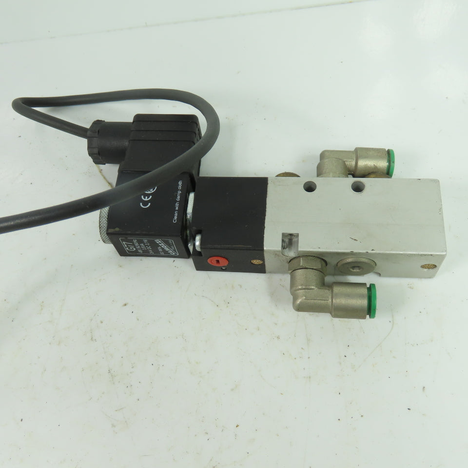Camozzi 358-015-02 Pneumatic Solenoid Valve 10 Bar 24/48V
