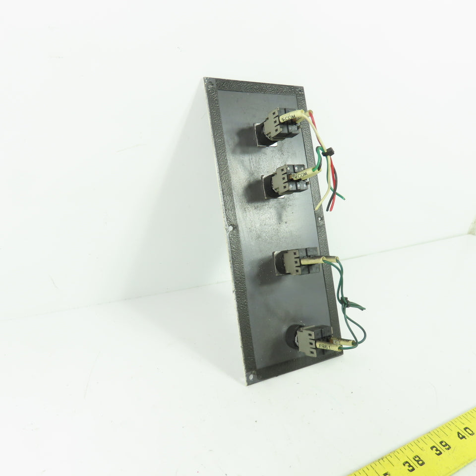 EML401102A Power Door Interlock Edit Operator Control Panel Plate 8-5/8"x3.5"