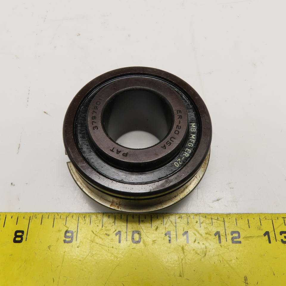 MB Manufacturing 6286400220 ER 20 Nyla-K Mounted Ball Bearing Insert