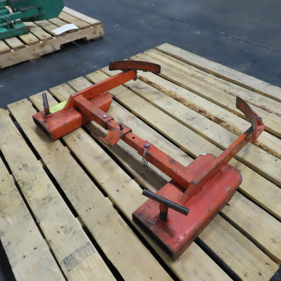 Wesco Poly Jaws Fork Mounted Single Drum Grab 1000lb Capacity