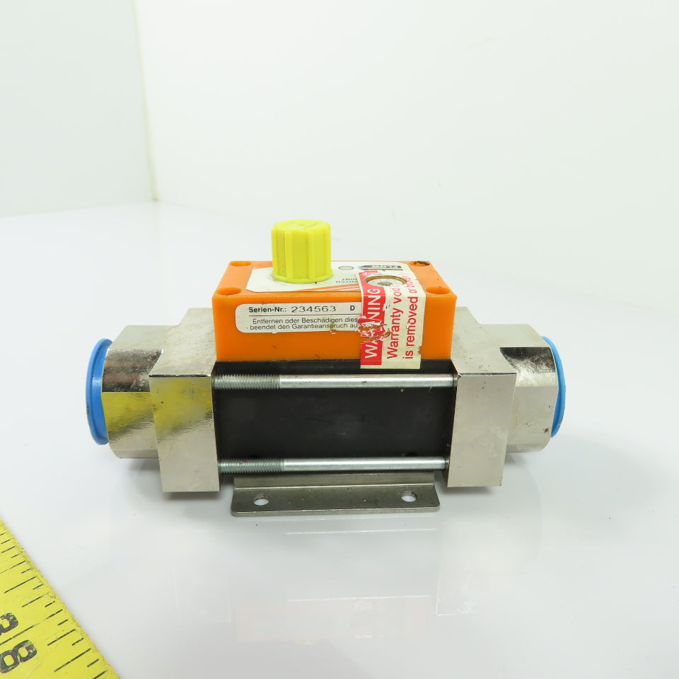 Kobold DVZ Vortex Flowmeter 2-16 L/min 10 Bar 80C IP65 W/ S300 Alarm Switch