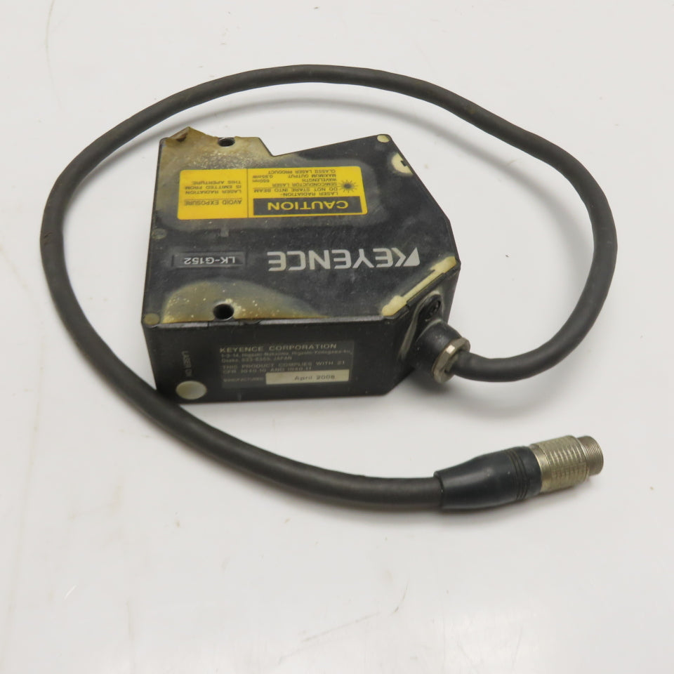 Keyence LK-G152 Laser Displacement Sensor Head High Accuracy 150mm