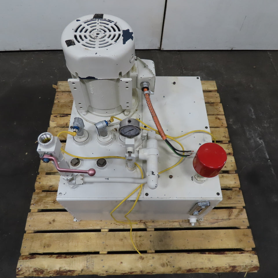 35 Gallon 2Hp 230/480V 3Ph Simple Low Pressure Hydraulic Power Unit Sump Tank