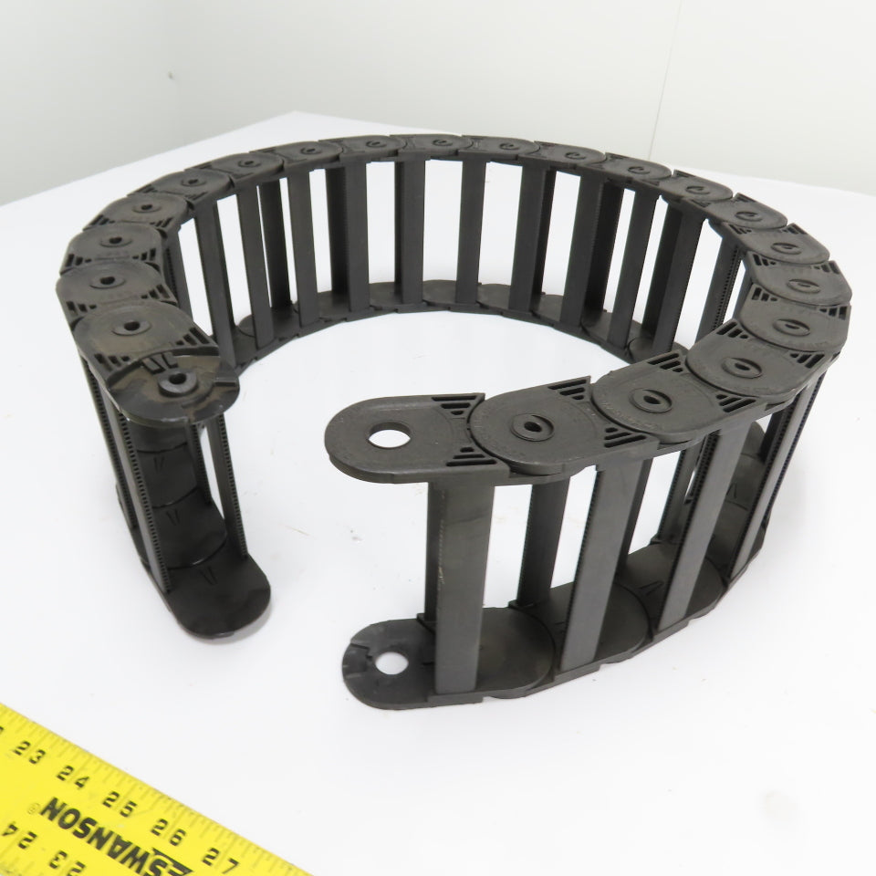 Kabelschlepp 1555 020.125.200 5" x 1-1/2" ID Cable Carrier Drag Chain 45" Long