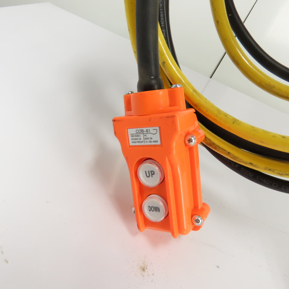 CM Lodestar Model L 1Ton 2000LB Electric Chain Hoist 20' Lift 16FPM 3Ph 230/460V