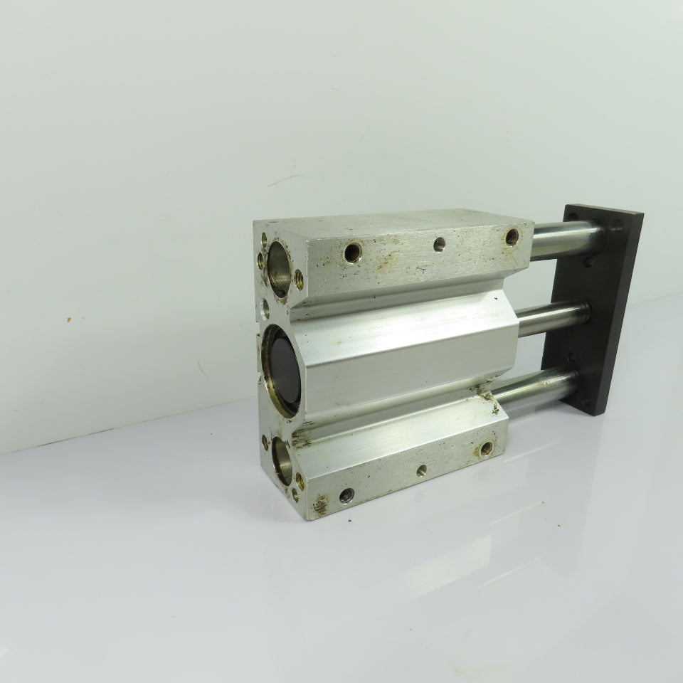 Parker P5T-J040DHSN075 40mm Bore 0.75" Stroke Guided Pneumatic Cylinder 145 PSI