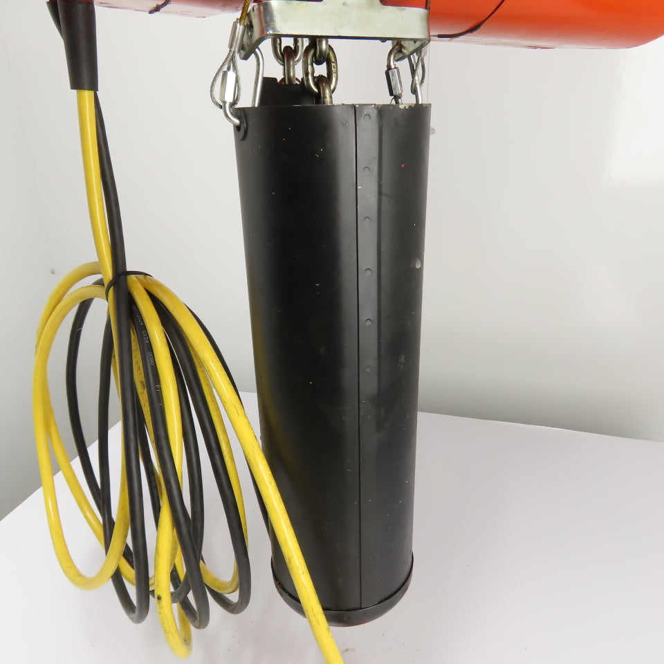 CM Lodestar Model L 1Ton 2000LB Electric Chain Hoist 20' Lift 16FPM 3Ph 230/460V