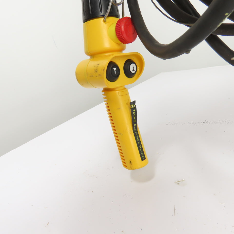 CM Lodestar Model A2 1/8Ton 250LB Electric Chain Hoist 460V 3Ph 32/10FPM 12'Lift