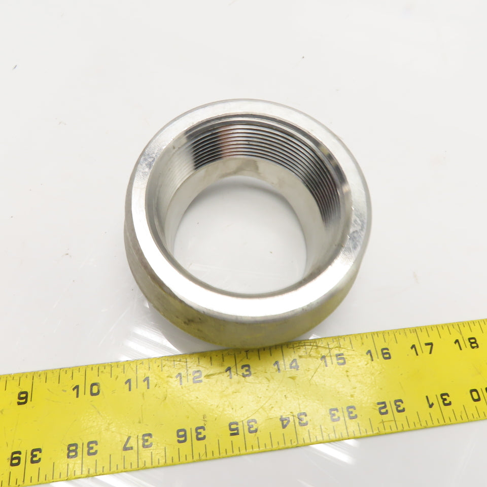 F304/F304L 3" x 4-36 3000# Stainless Steel Thredolet Pipe Fitting
