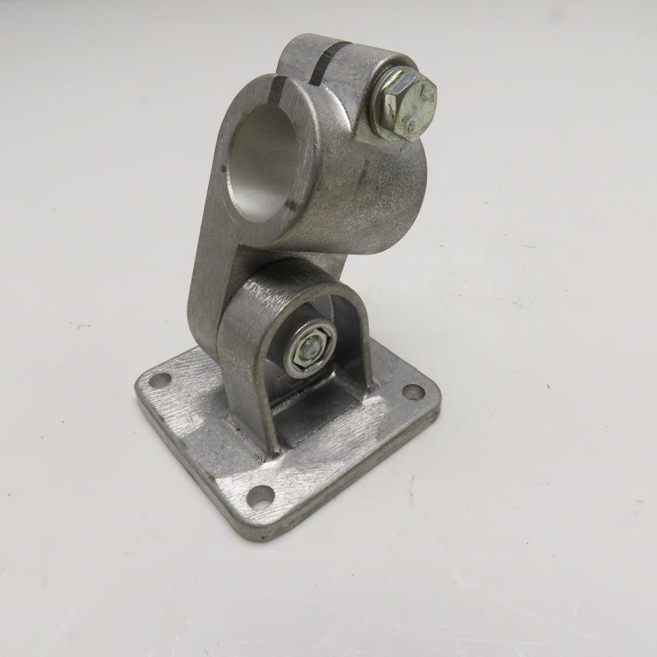 Aluminum Swivel Flange Clamp Adjustable Pivot Mount 1" Socket